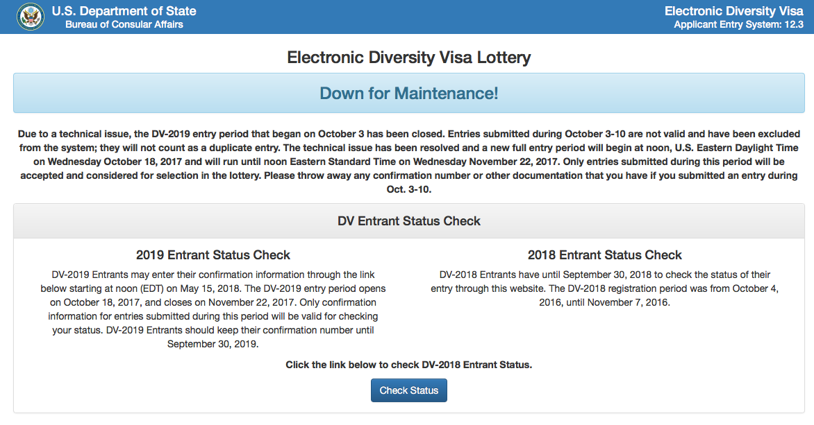 Urgent Electronic Diversity Visa Lottery Update | by Connie Kaplan, P.A. |  Medium