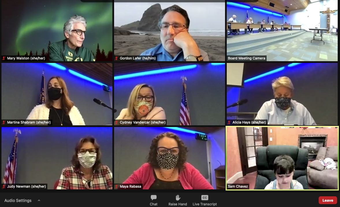 Parents Concerned with Eugene 4J School Board’s Reopening Plan as Delta