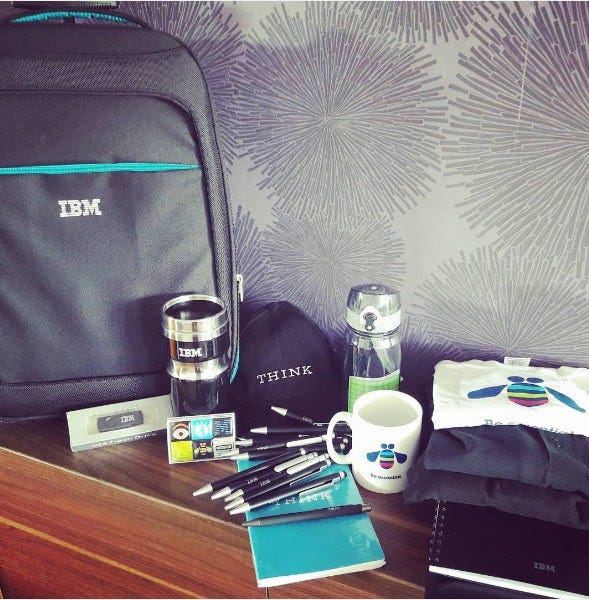 The First Day Of Work Welcome Kits At Nike Salesforce Ibm Sega