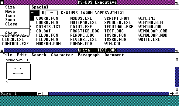Screenshot of The Dots in Windows 1.0