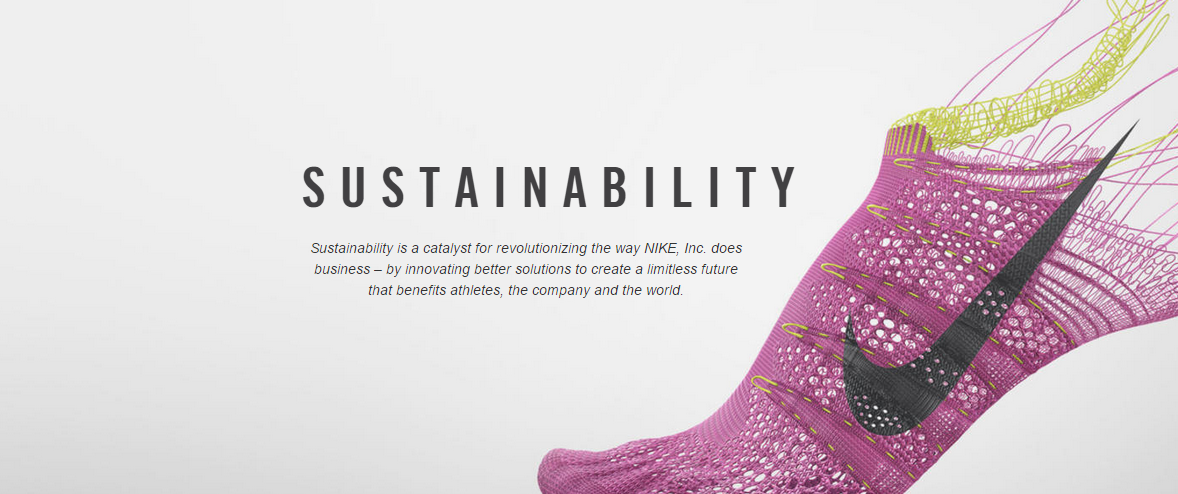 Nike- Part One. The sustainability page of the Nike… | by Ria Joshi | Medium