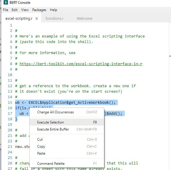 Introduction To Basic Excel R Toolkit Bert By Abhinav Malasi Towards Data Science