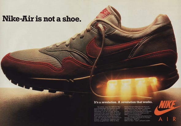 Nike Air Max 1: 1987. El mejor sneaker del año. La creación… | by Z A M A |  «Arte/Raro» | Medium