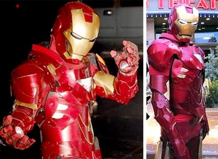 fiberglass iron man suit