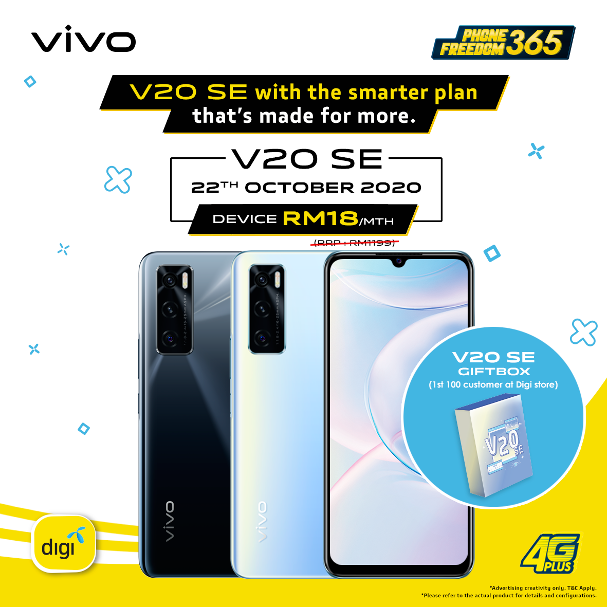 Vivo S Latest V20 Series Selfie Smartphones Are Now Available With Digi Phonefreedom 365 Special Deals Siennylovesdrawing Medium