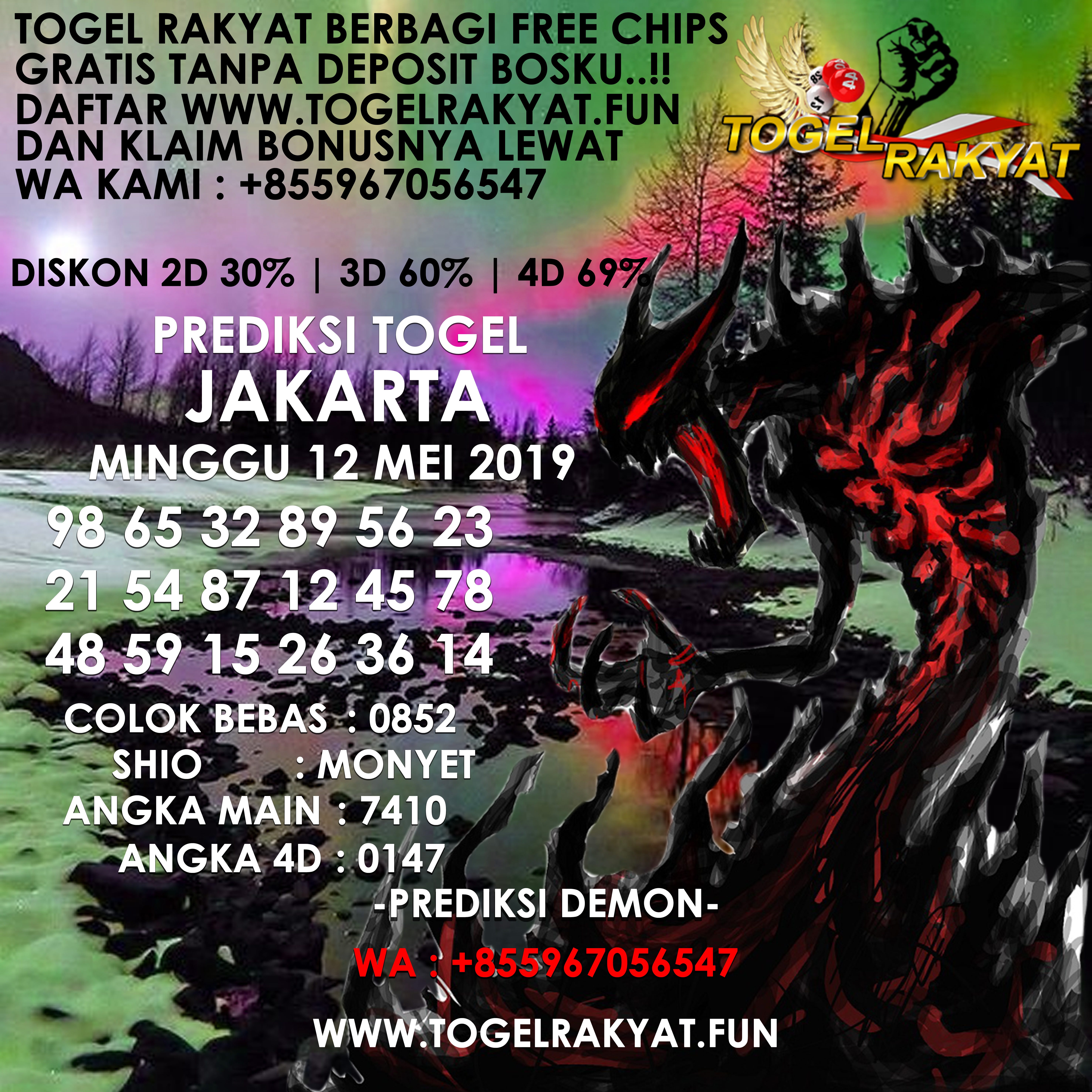 Prediksi Togel Jakarta Minggu 12 Mei 2019 By Bdindo Medium
