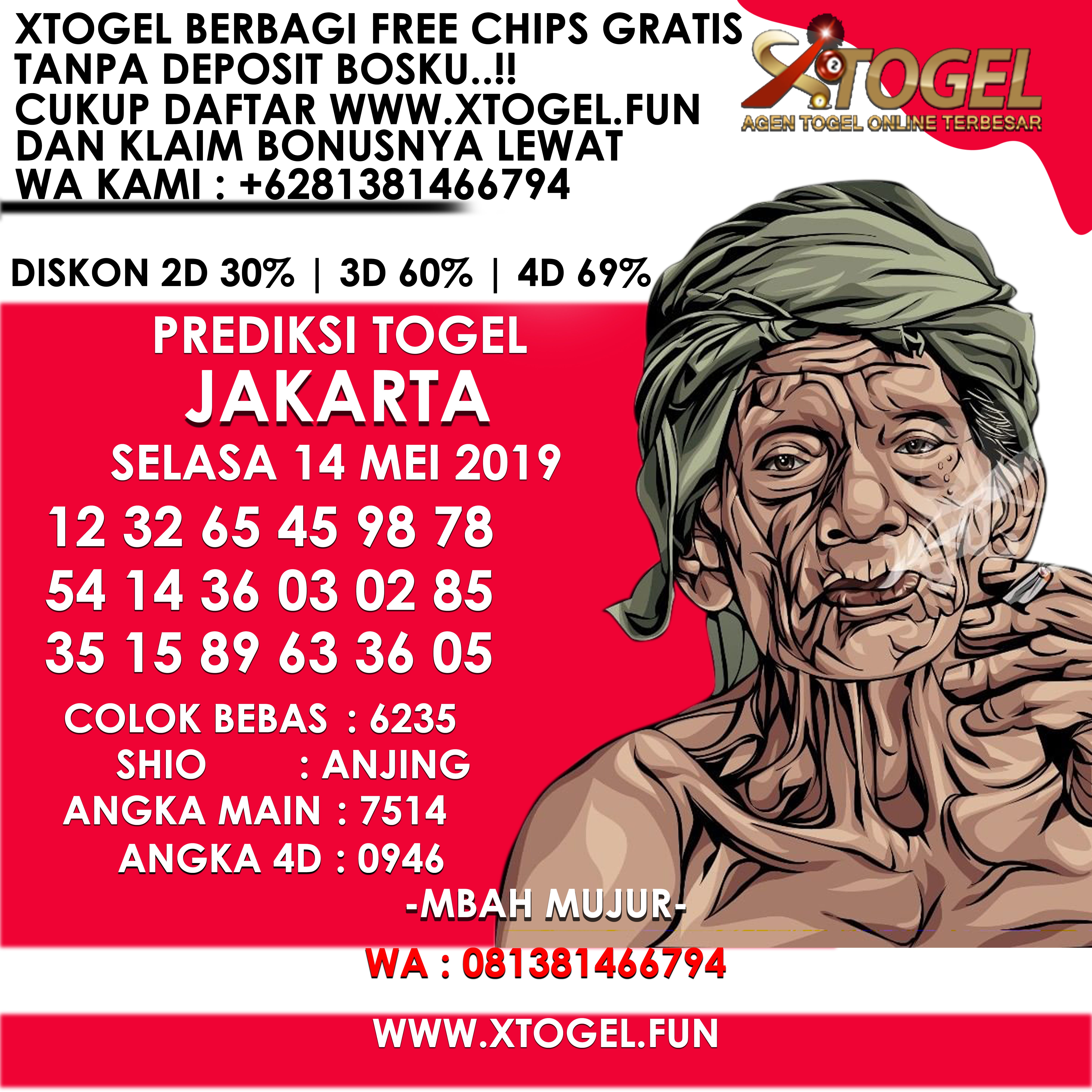 Togel Jakarta Pools
, Prediksi Togel Jakarta Selasa 14 Mei 2019 By Daftar Bandar Togel Online Medium