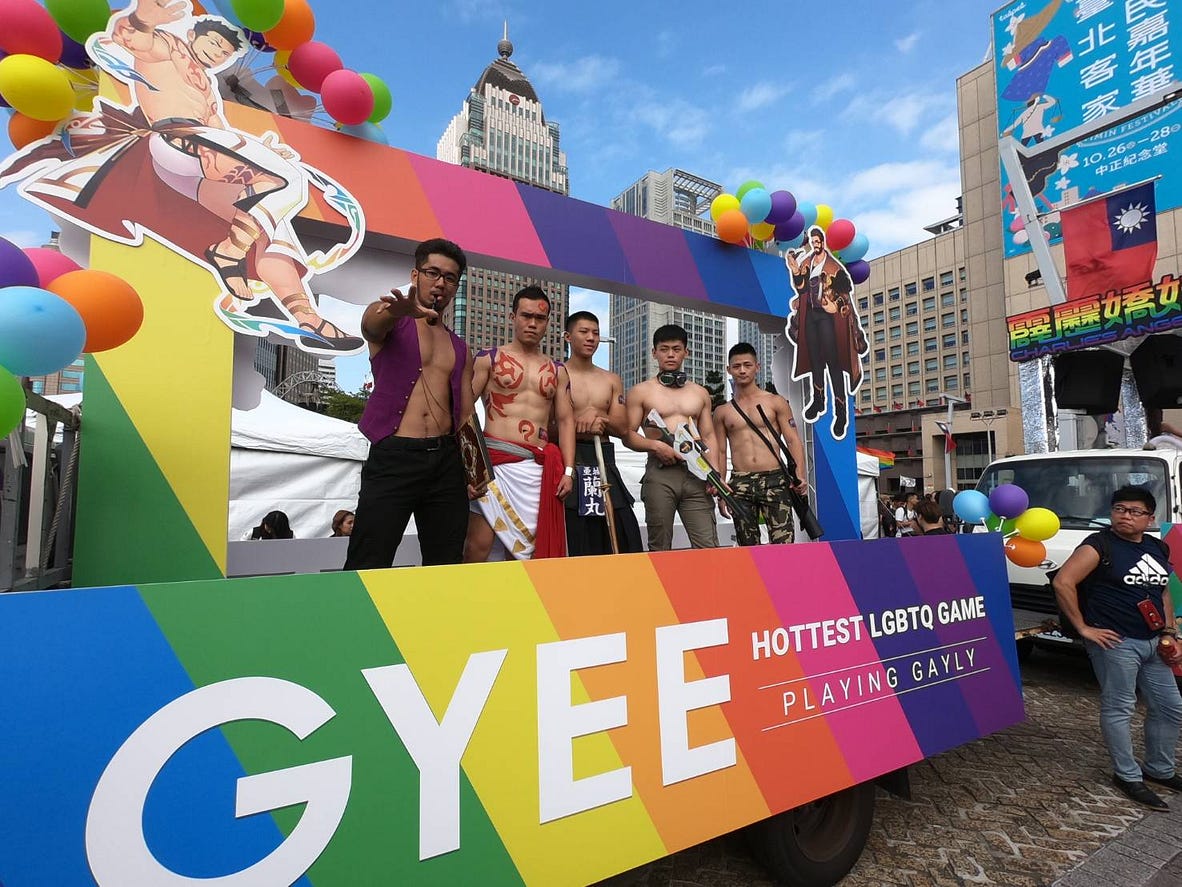 《GYEE：蓋伊傳說》透過遊戲特色呈現力挺LGBTQ 同志大遊行號召蓋友共同喚起群眾力量