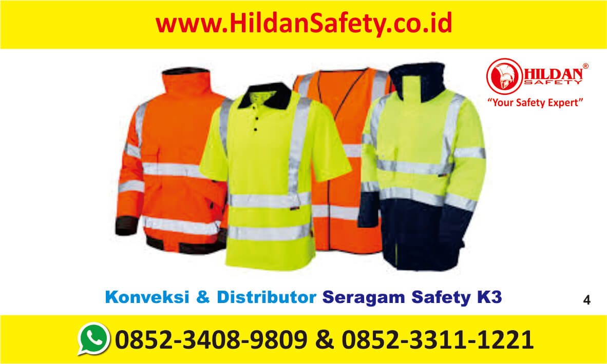 Konveksi Seragam Baju  Safety Proyek K3 di Surabaya HP 