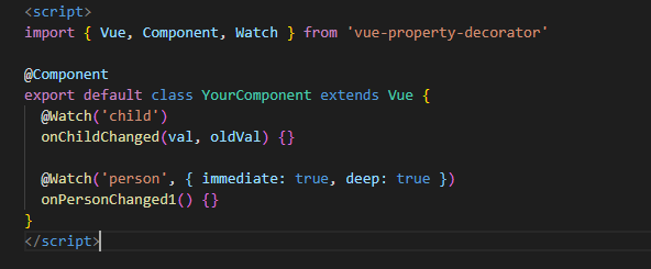 Vue Class based component — using Typescript | by Santhoshkumar Ravi |  Medium