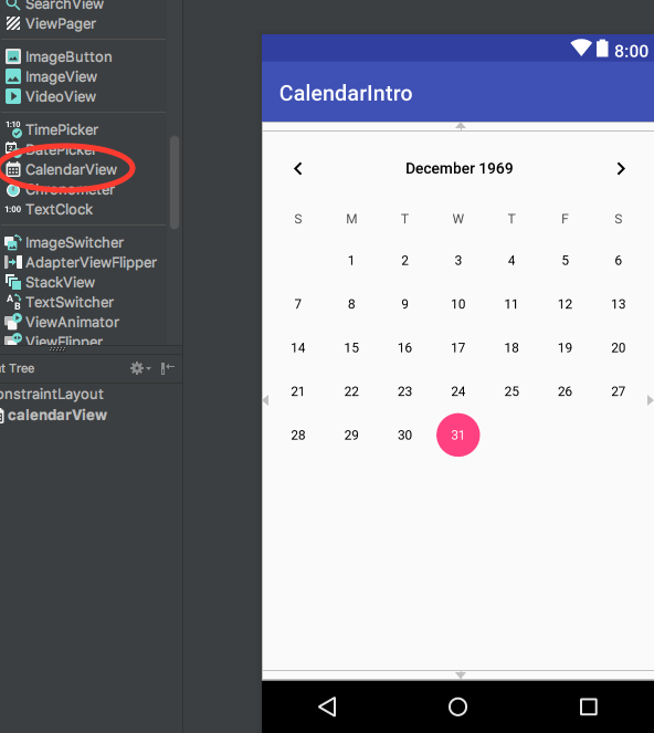 Android Calendars. This tutorial is for a monthly calendar… by