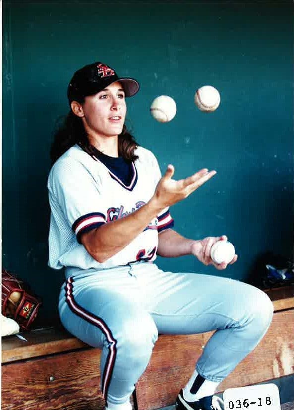 Through a pro baseball career on and off the field, Angie Mentink ...