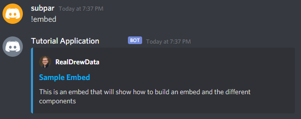 Discord Bot Embeds in Python | Drew Seewald | Python in Plain English