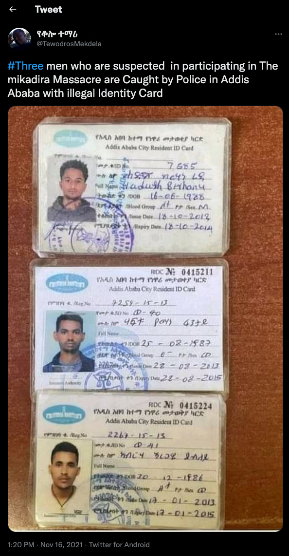 Fake Id Ethiopia