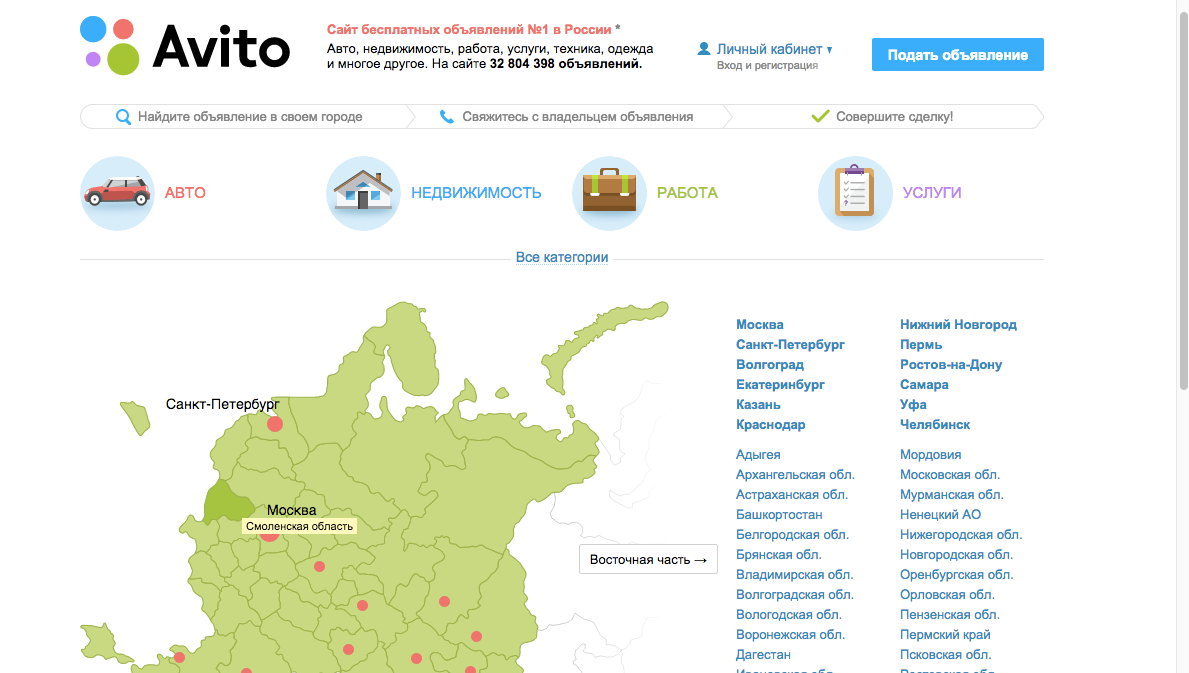 Avito, the Accel-backed Russian online classifieds company