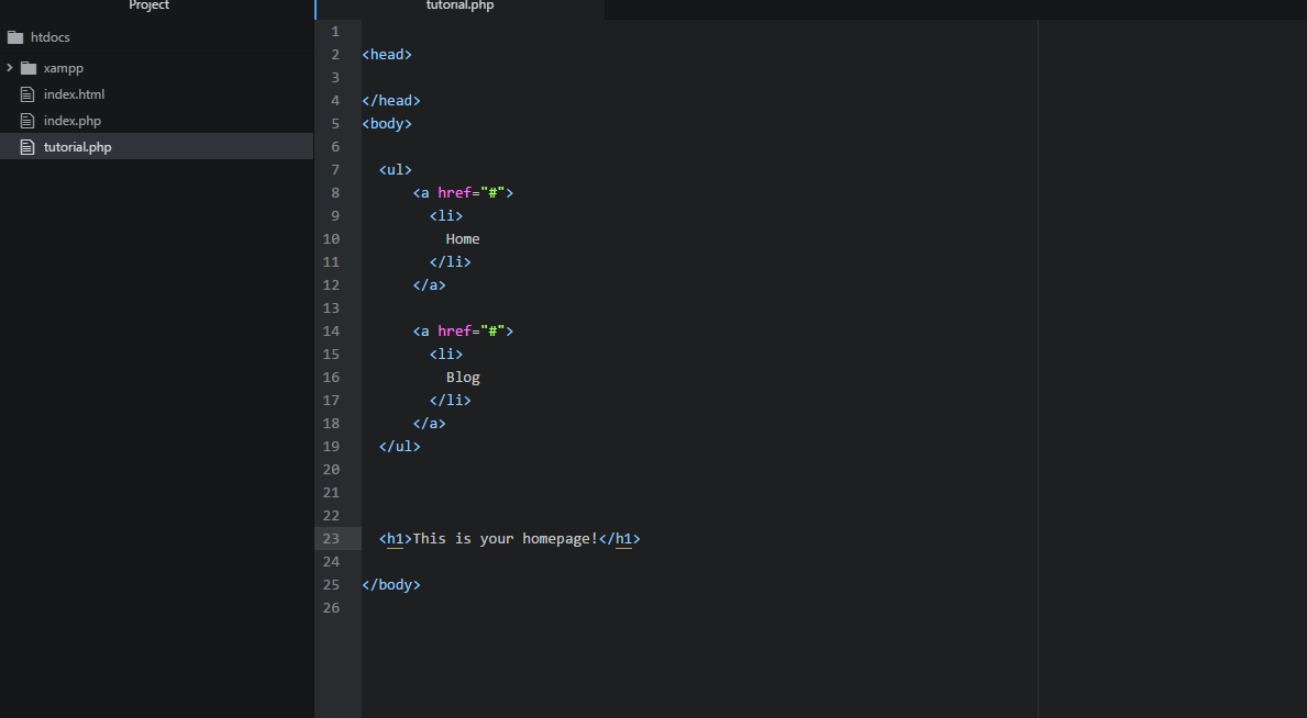 Creating an HTML body in a PHP file | by Zac Banas | Creating a PHP ...
