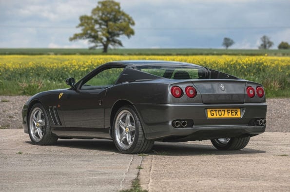 Confirmed for The Classic Sale at Silverstone; a 2007 Ferrari 575 Superamerica F1 - Classiche