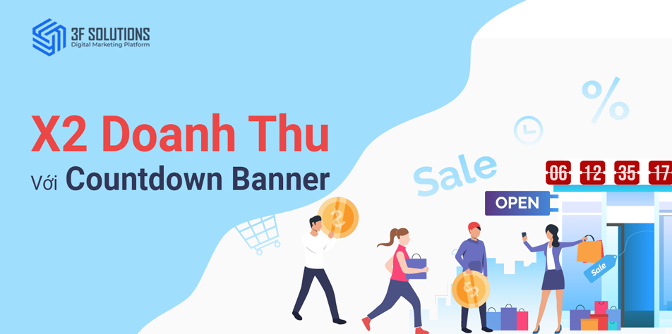 Tăng gấp đôi doanh thu bằng countdown banner