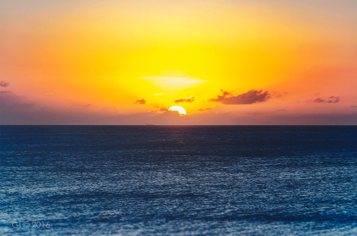 Coucher De Soleil Sunset Guadeloupe Image Medium