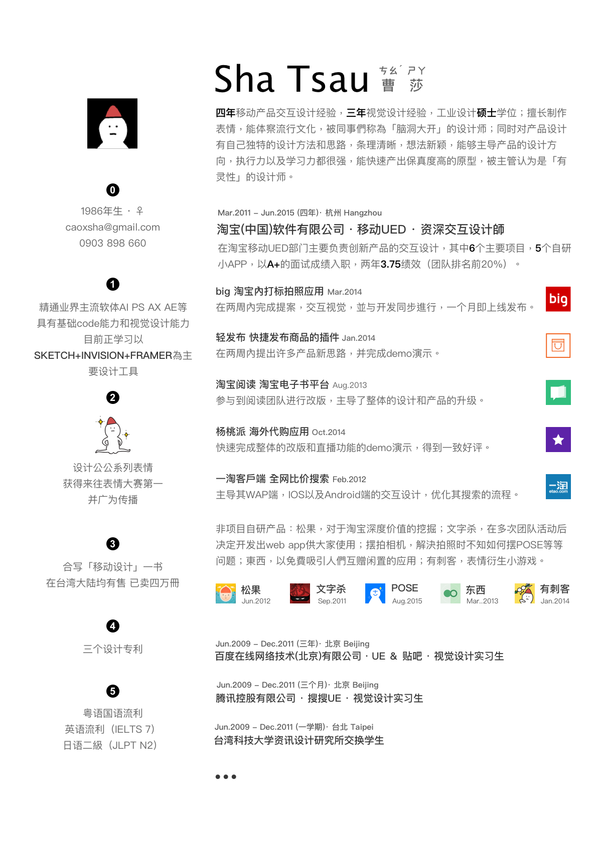 2016年resume Sha Medium