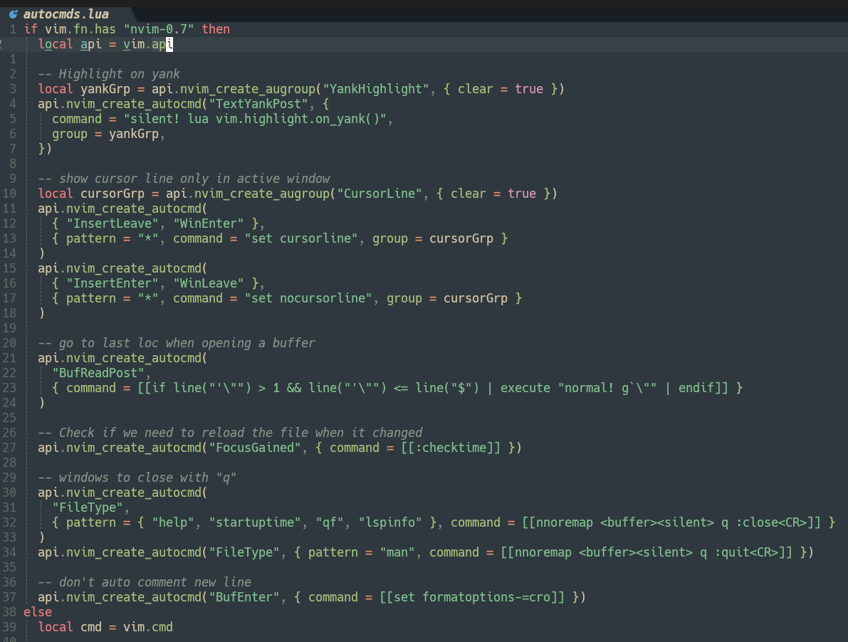 Neovim for Beginners —Lua Autocmd and Keymap Functions by alpha2phi