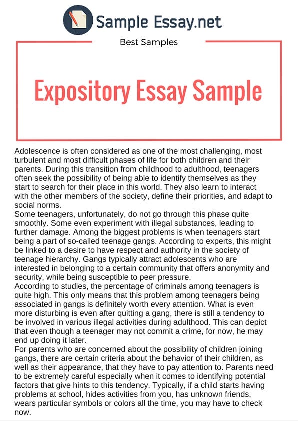 expository text essay