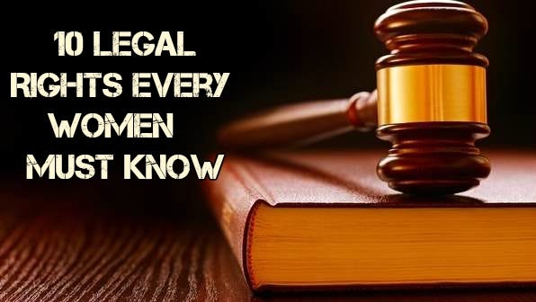 10 Legal Rights Every Woman Must Know — Abadhya The Law Application ...