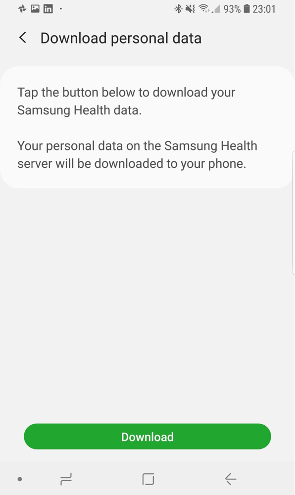 How to extract your personal Samsung Health data | by Dima Vishnevetsky |  Medium