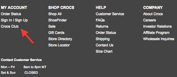 crocs club discount