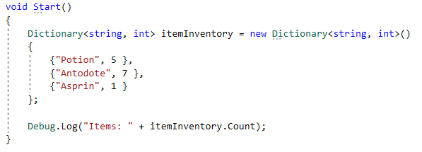 Dictionaries — Unity C#. The Dictionary type steps away from… | by ...