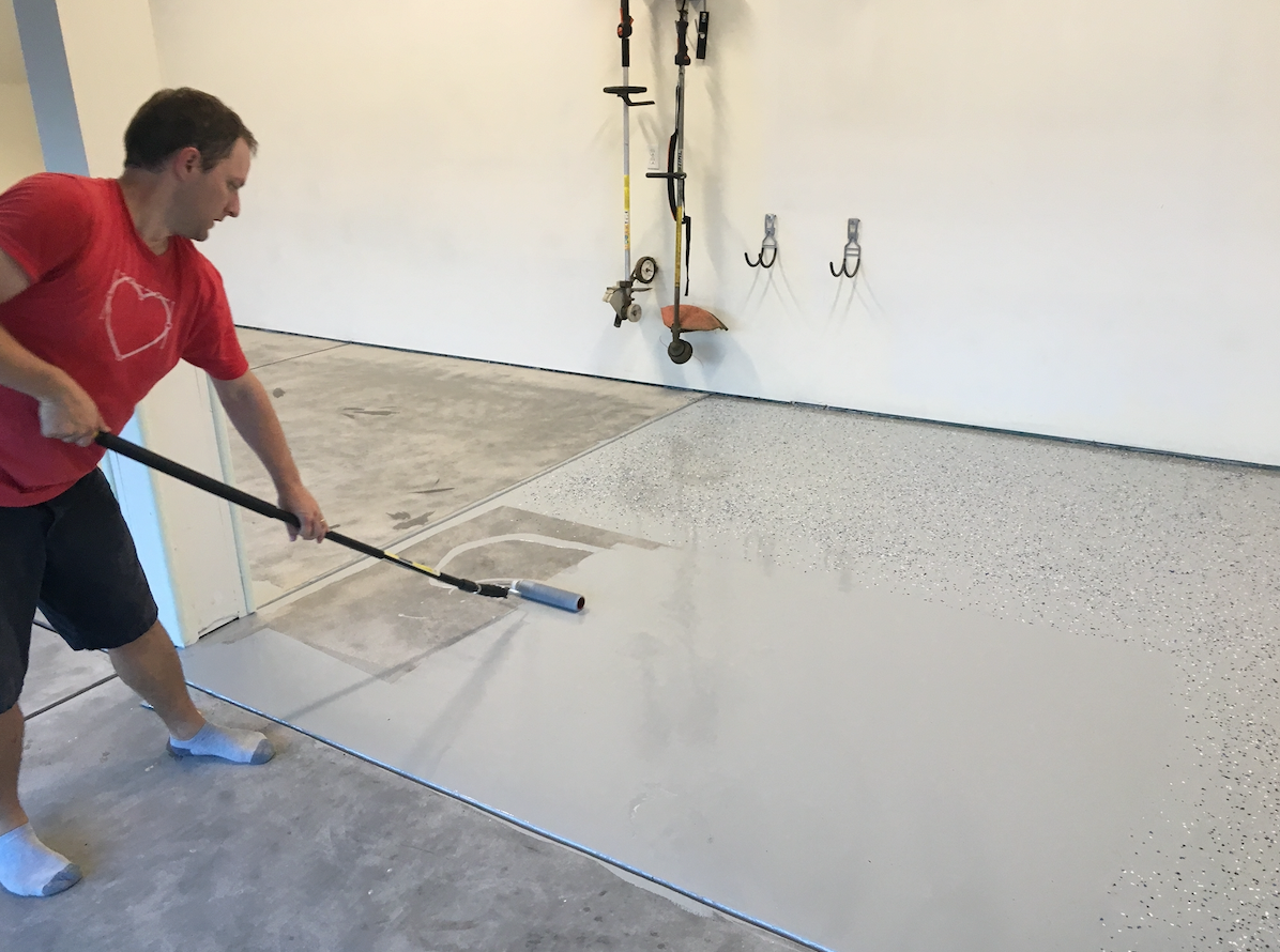 Garage Floor Renovation What I Learned Installing A Polycuramine