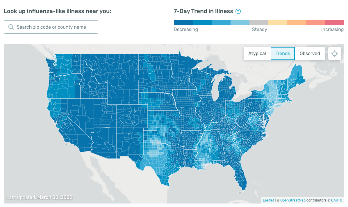 Data Science Data Focus Scraped Data From Kinsa Health Weather Map Smart Thermometer Time Series Data By Us County Featured On Ny Times For Covid19 Response By Nygeog Medium