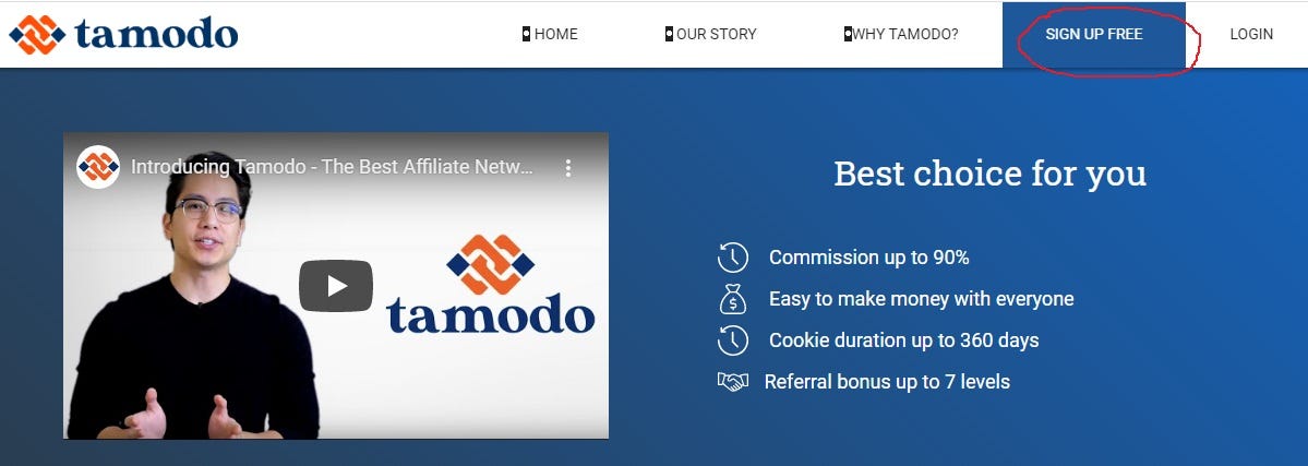 kiếm tiền với tamado
