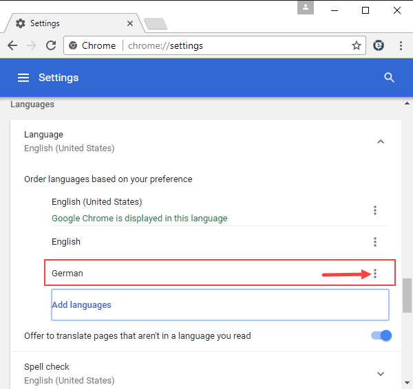 Google Chrome English Language Change Google Chrome Language to