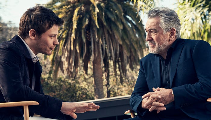 Zegna Man Robert De Niro Like You've Never Seen Him Before | by Janet  Shamili | Medium