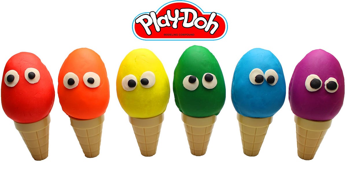 play doh ice cream cone