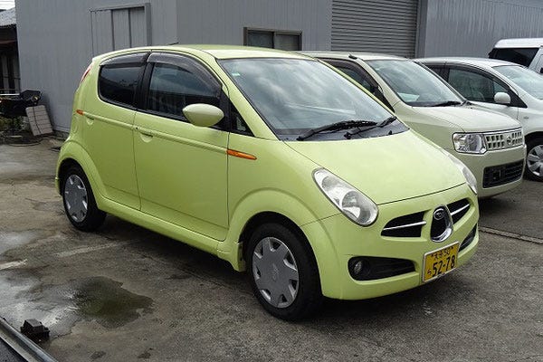 黄色い車 軽自動車スバルr2をリース契約 By Yuko F １年から利用できる低価格カーリース オートリース５００ Medium