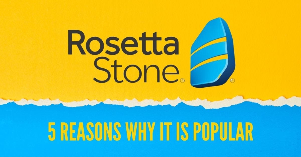 Rosetta Stone Review 5 Reasons Why It Is Popular By Ling Learn Languages Oct 21 Medium Rosetta Stone Review 5 Reasons Why It Is Popular By Ling Learn Languages Oct 21 Medium