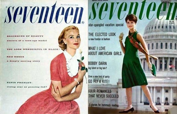 When We Were Seventeen A History In 47 Covers By The Awl The Awl Medium When We Were Seventeen A History In 47 Covers By The Awl The Awl Medium