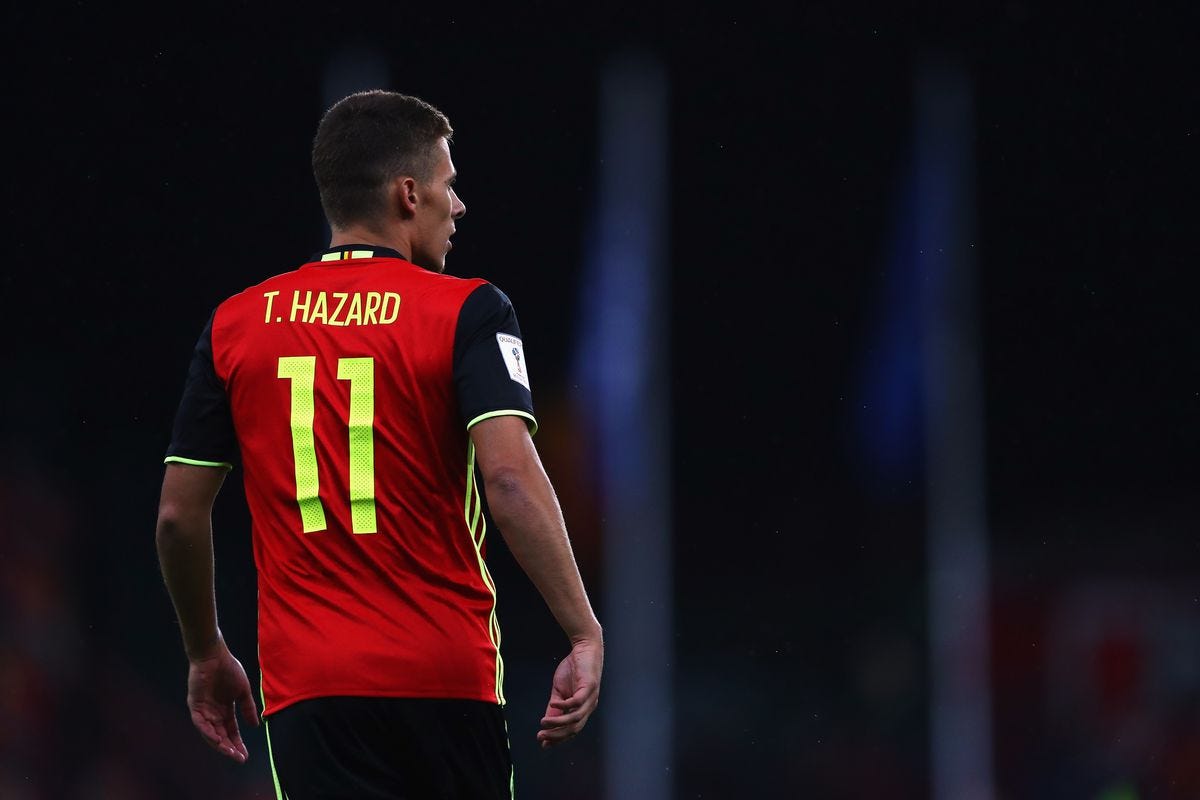 thorgan hazard jersey number