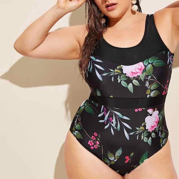 cute plus size swim