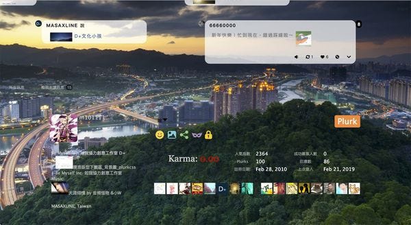 plurk css } 主控台的形式. 主控台是噗浪中顯示個人資訊的地方,分為自