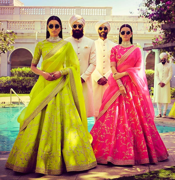 sabyasachi designer dresses 2018