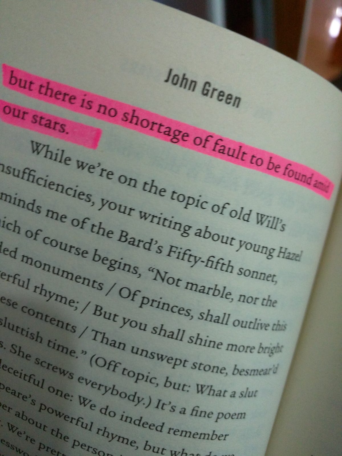 Fault In Our Stars Book Quotes Quote: Fault In Our Stars | By Hanan A.s. | The Doodeh Life | Medium