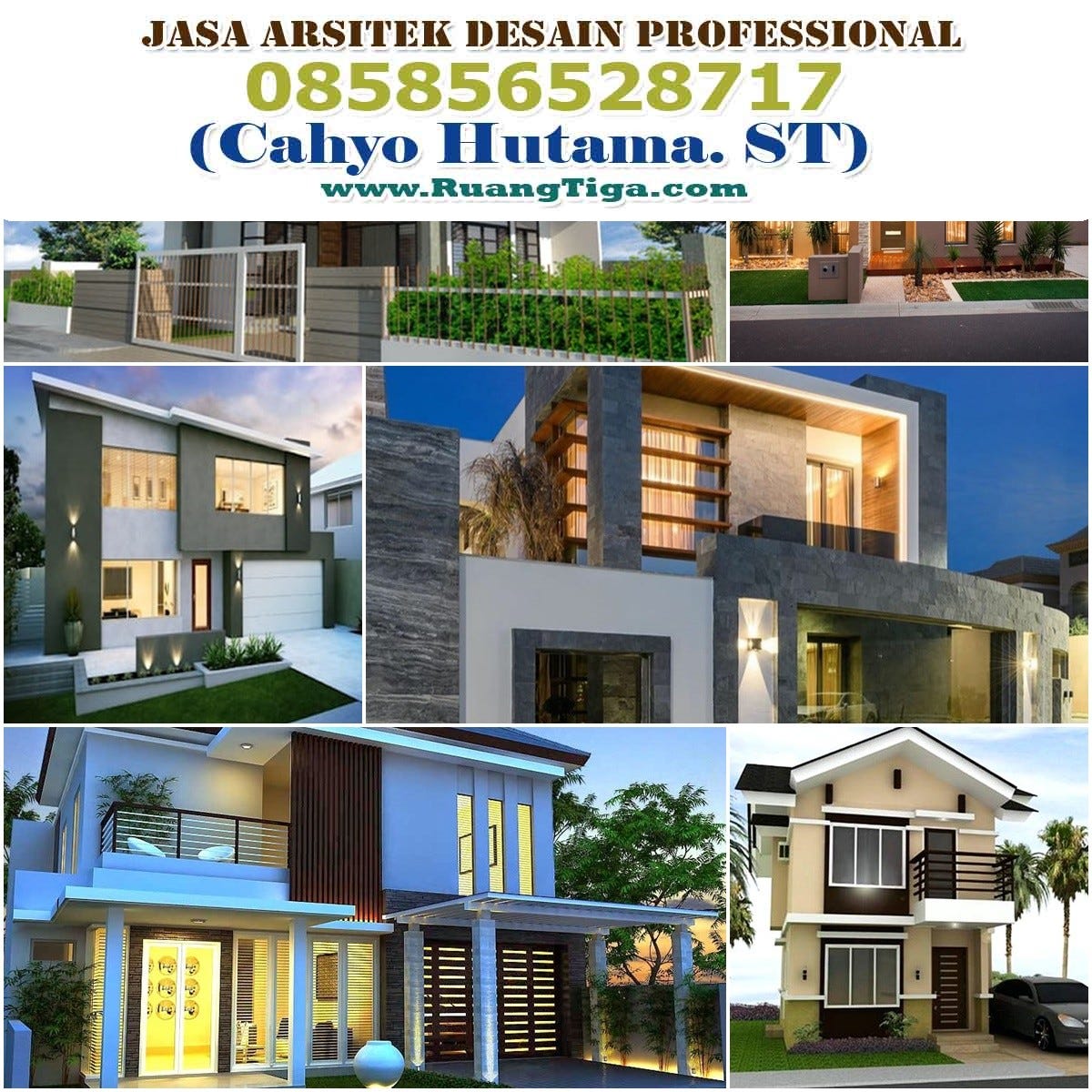 085856528717 Arsitek Rumah Mewah 1 Lantai Jasa Arsitek Jakarta