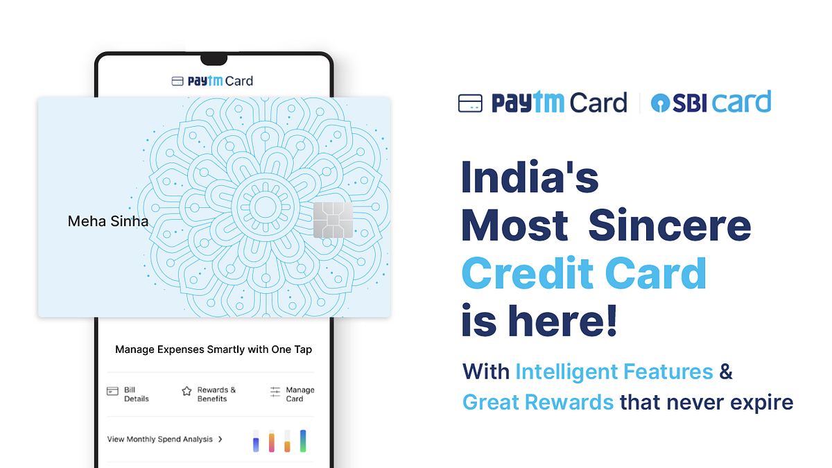 Introducing Our Contactless Credit Card In Partnership With Sbi Card By Paytm Paytm Blog