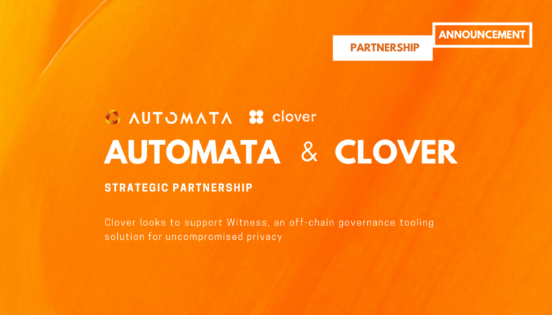 Clover Finance in a strategic partnership with Automata Network
