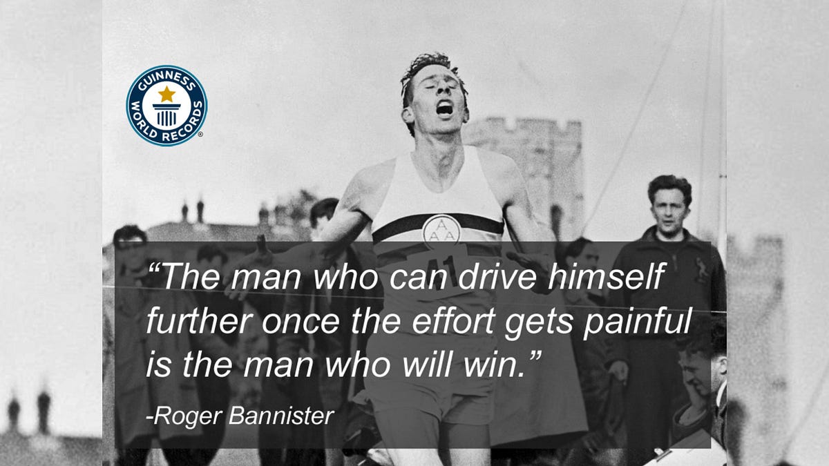 Roger Bannister Beats the Four-Minute Mile for the First Time In History