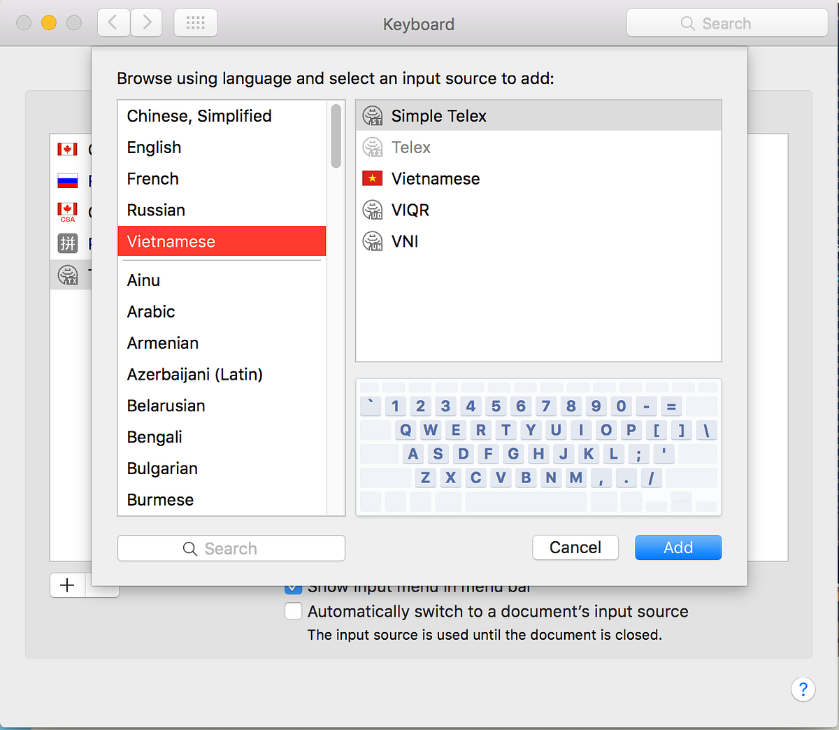 Vietnamese keyboard setup on computer by Evkey Vietnamese Typing Medium