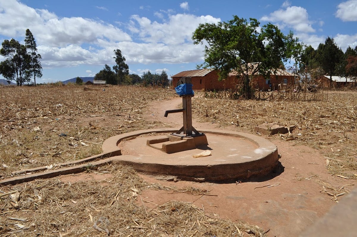 An example of a Water Pump - http://www.humanosphere.org/